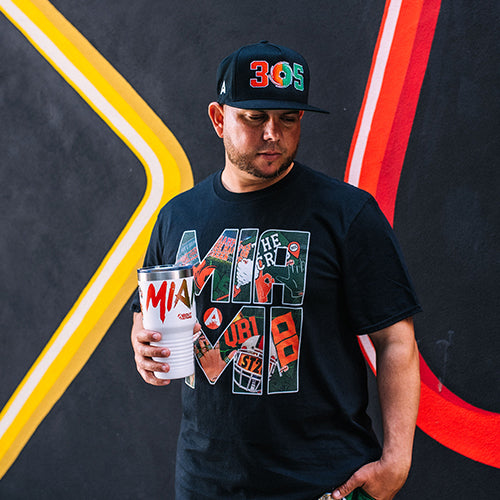 Miami Collage Sticker Shirt