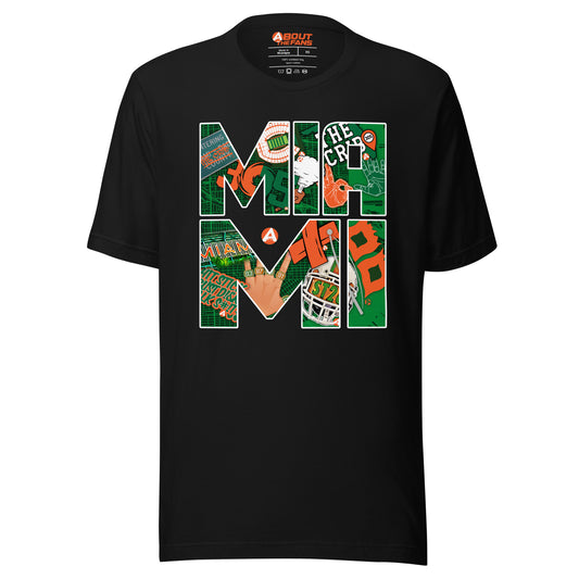 Miami Collage Sticker Shirt