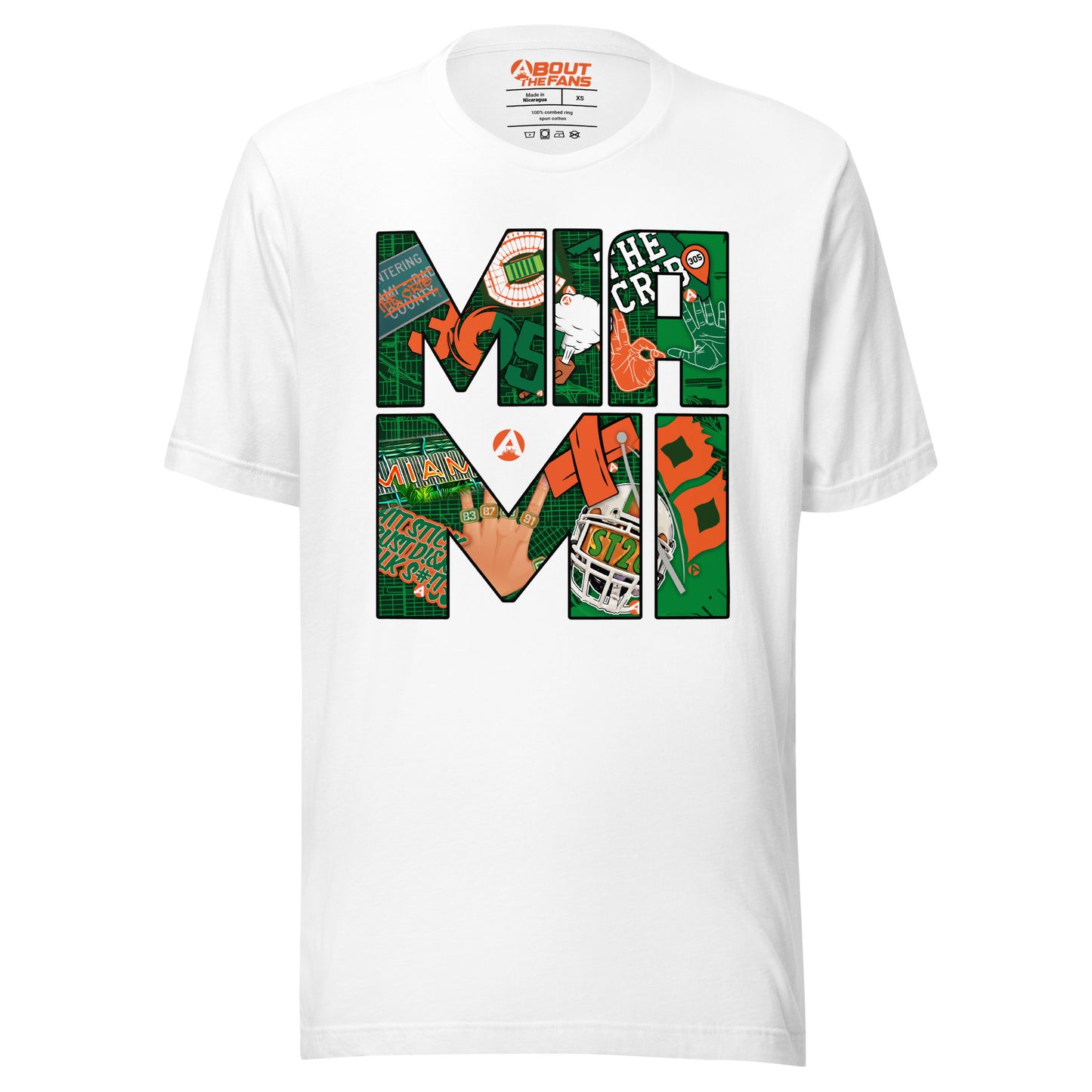 Miami Collage Sticker Shirt