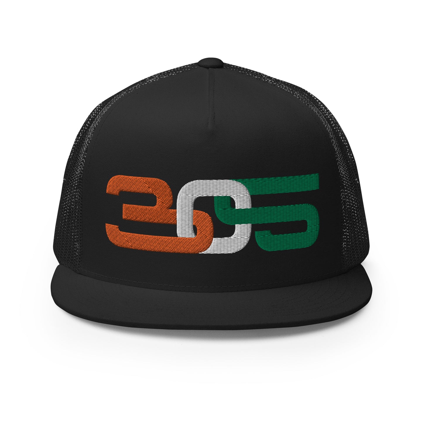 305 Interlocked Flat Bill Mesh Hat