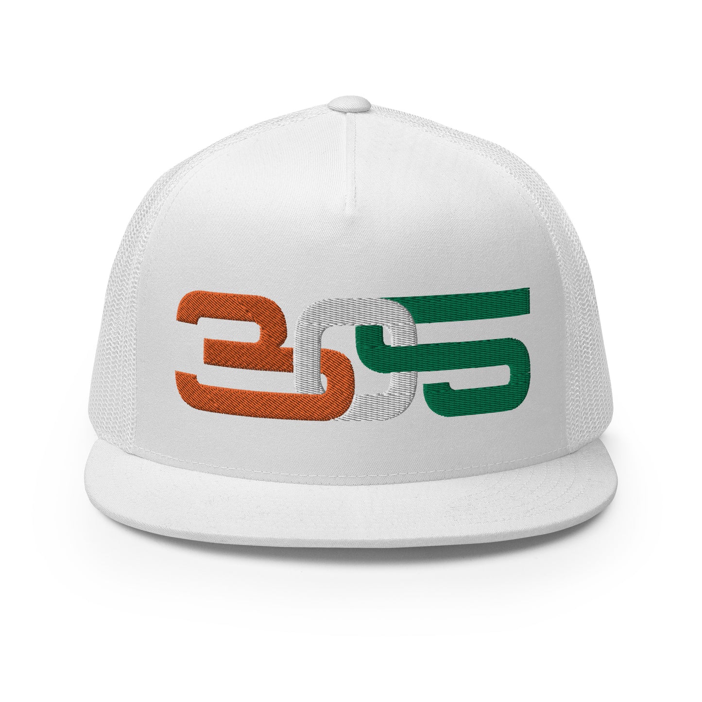 305 Interlocked Flat Bill Mesh Hat