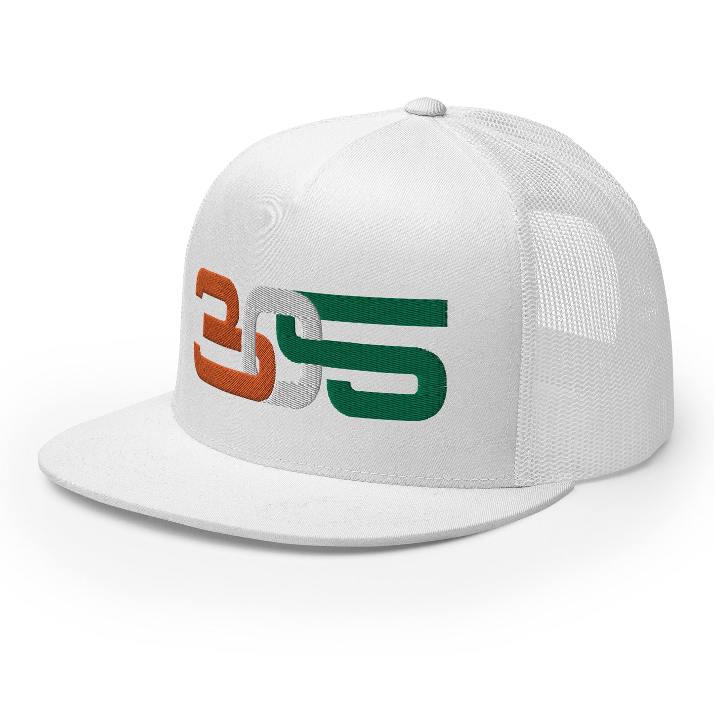 305 Interlocked Flat Bill Mesh Hat