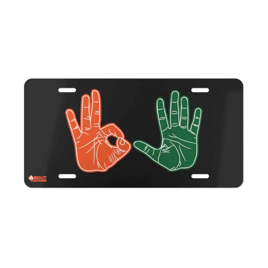 305 Hands 2.0 Vanity Plate