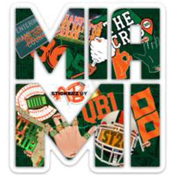 Miami Collage Sticker