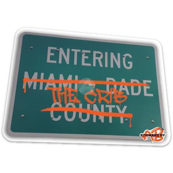 Entering The Crib Sticker