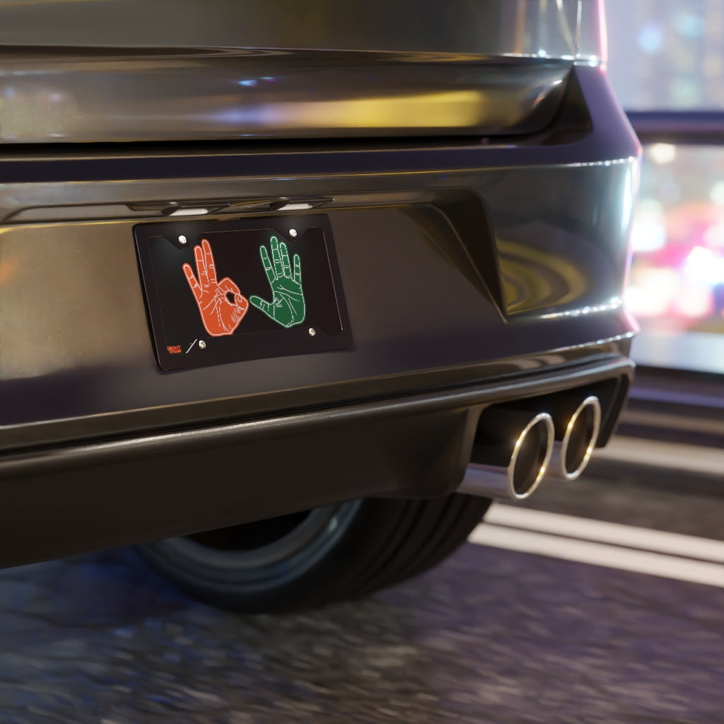 305 Hands 2.0 Vanity Plate