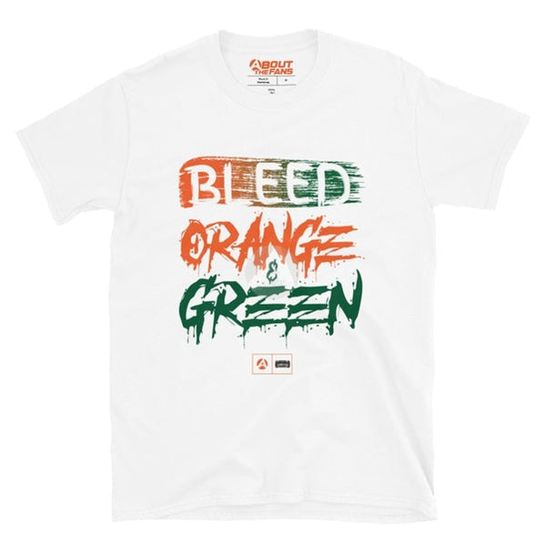 Bleed Orange & Green - Miami Flo Collaboration Shirt