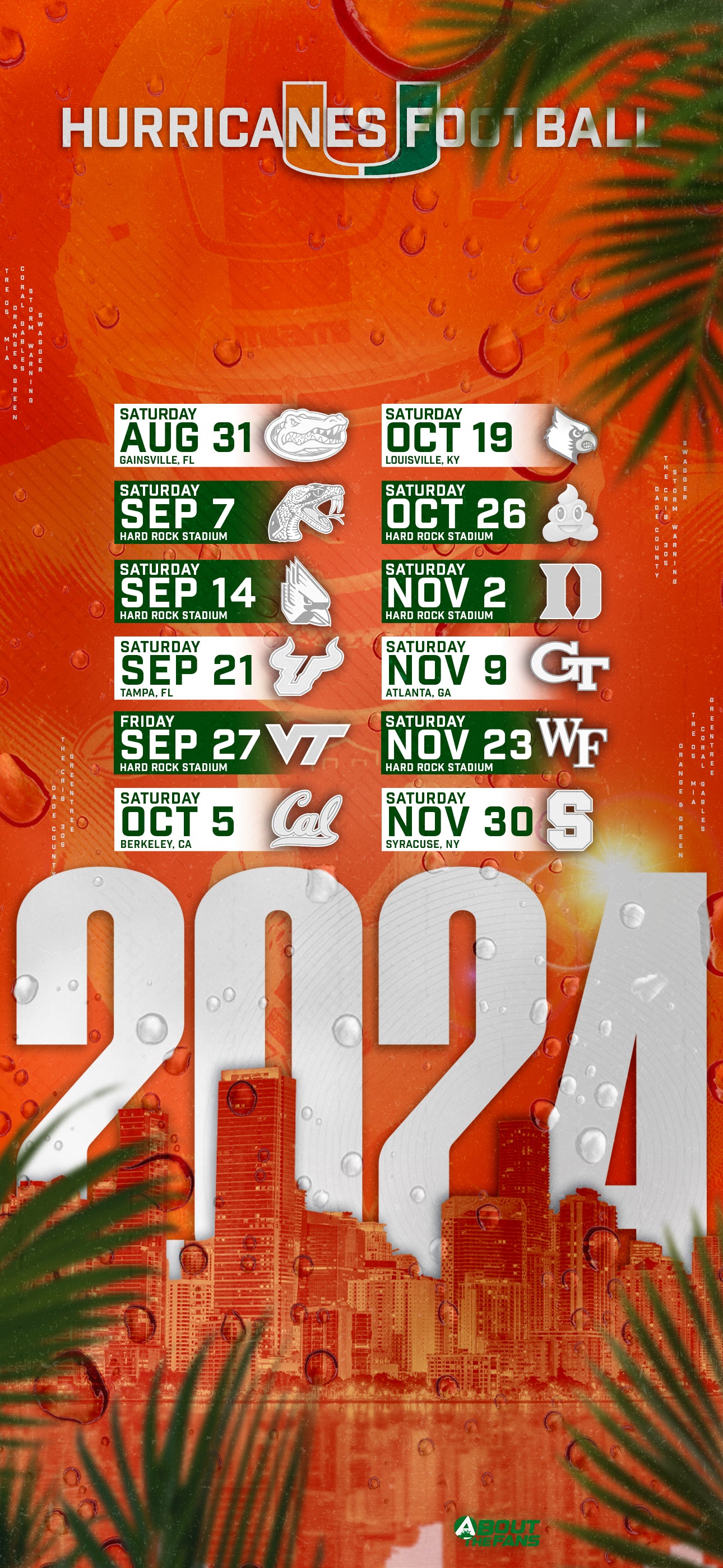 2024 Schedule Phone Wallpaper - Free Download