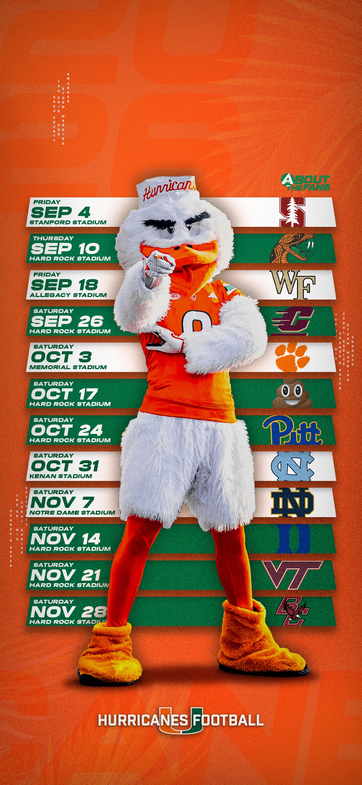 2026 Schedule Phone Wallpaper - Free Download
