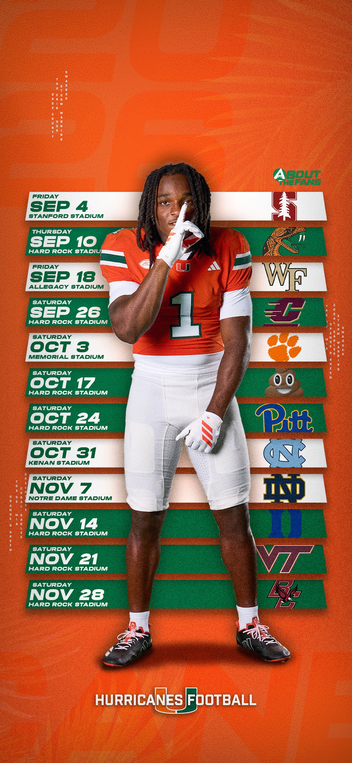 2026 Schedule Phone Wallpaper - Free Download