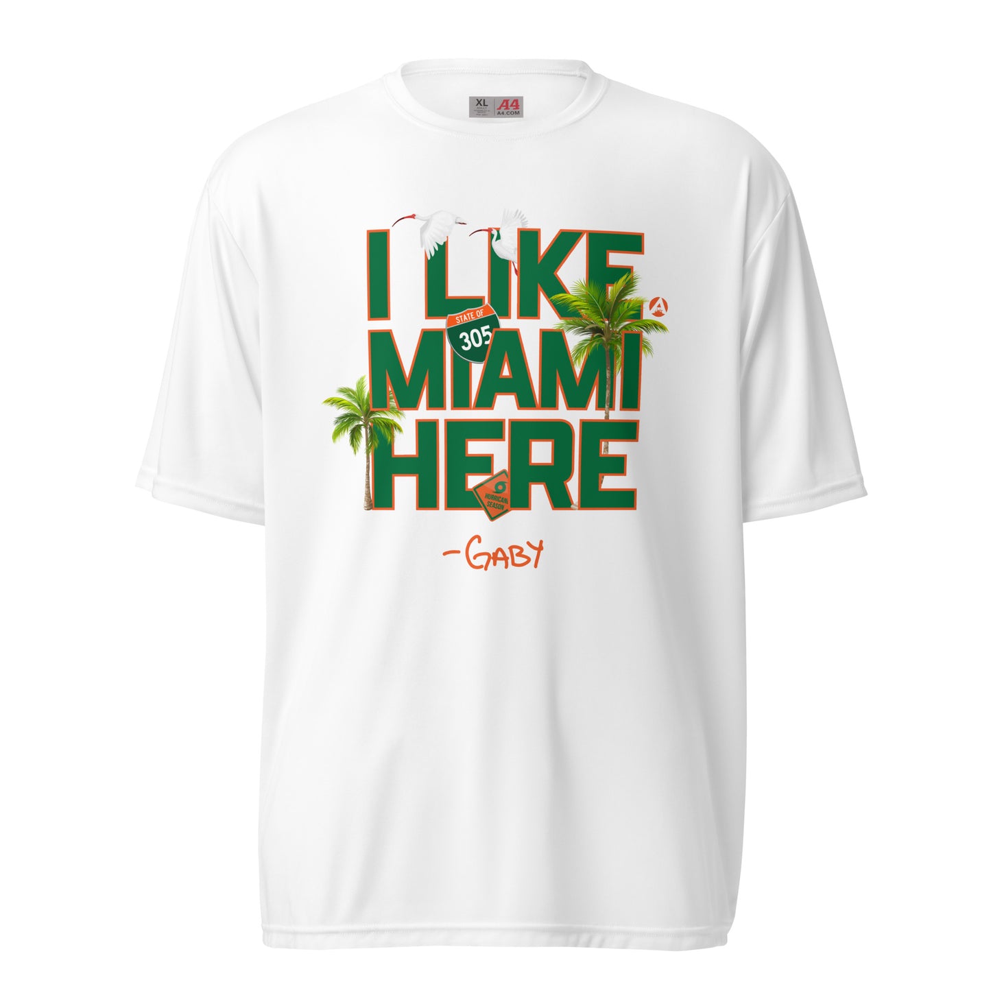 I Like Miami Here Dri-Fit Shirt - Gaby Urrutia Collab