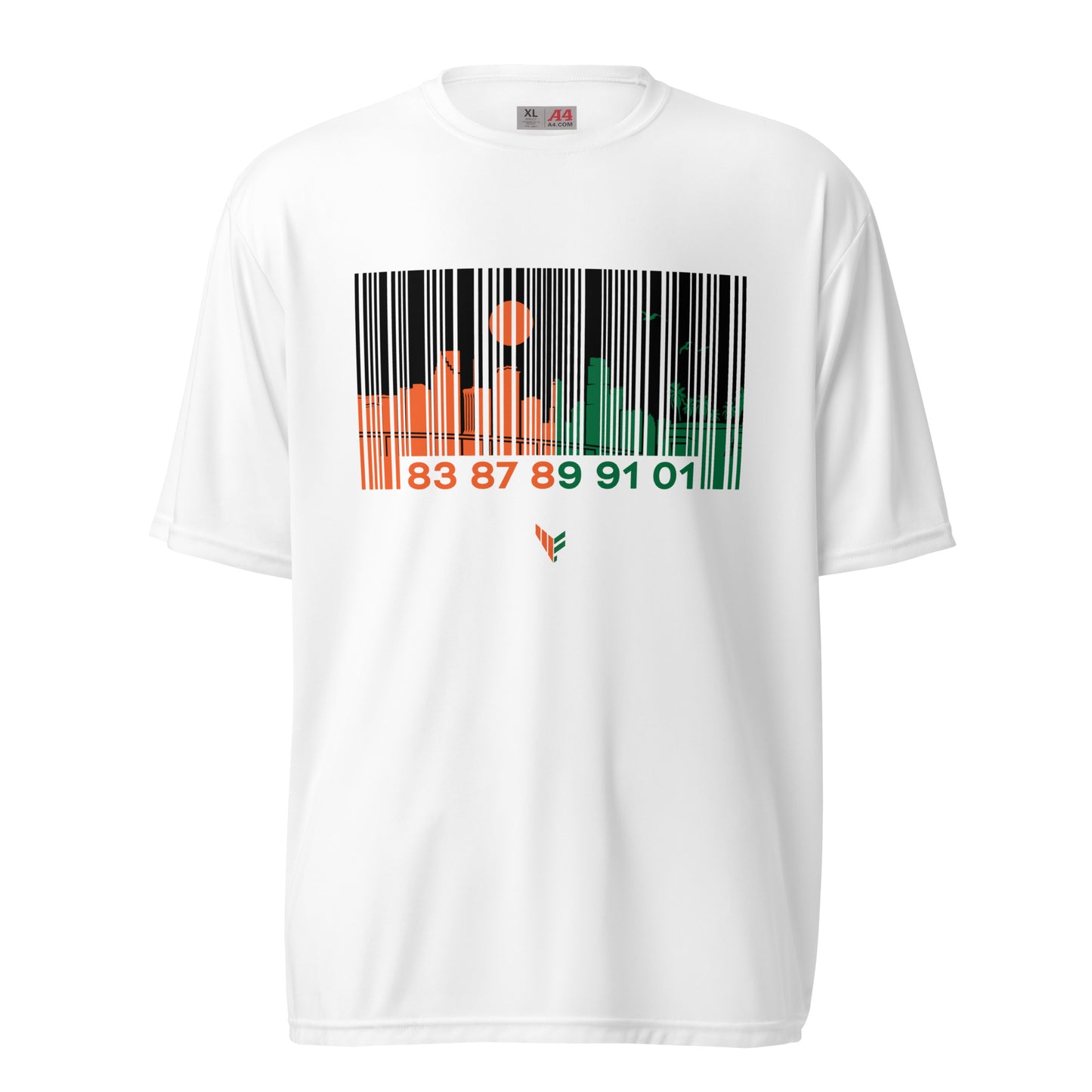 Miami Barcode Dri-Fit Shirt - Designed By Jas