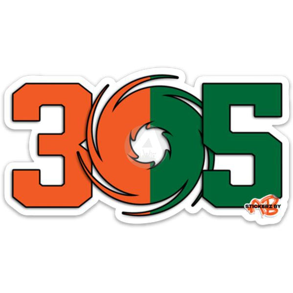 305 Hurricane Sticker