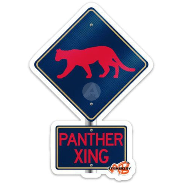 Panther Xing Sticker