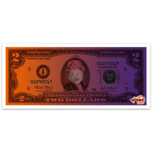 $2 Bill Tradition Sticker