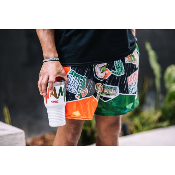 Miami Collage Athletic Above-Knee Shorts