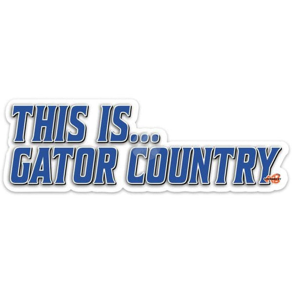 This is... Gator Country Sticker