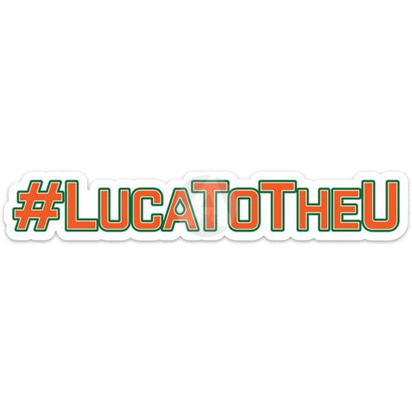 #LucaToTheU Sticker