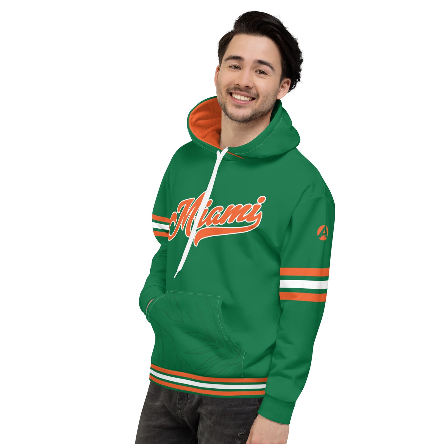 Orange & Green 305 Hoodie